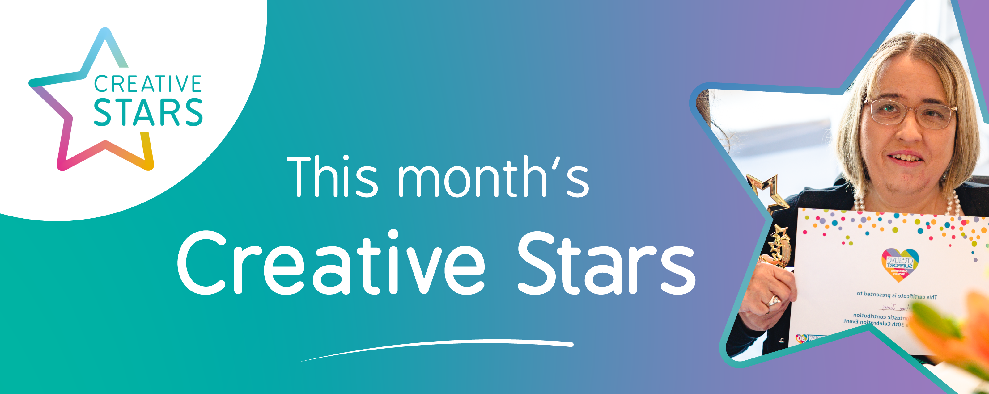 Creative Stars Winners – May