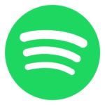 The green Spotify logo with white curves