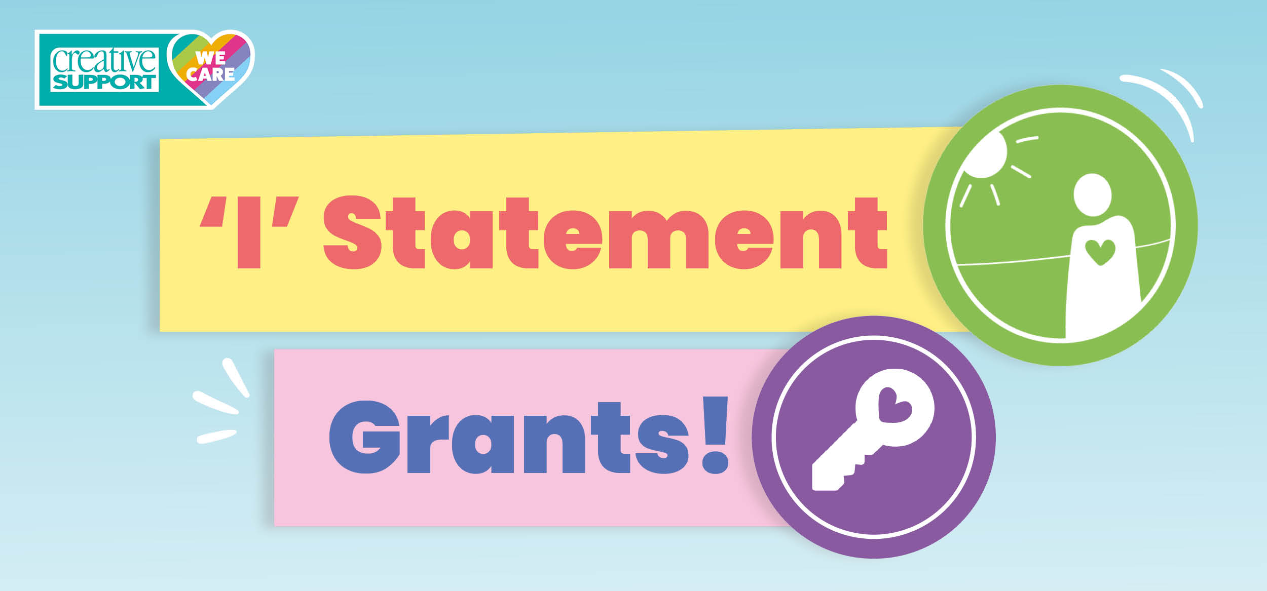 ‘I’ Statement Grants Are Now Open!